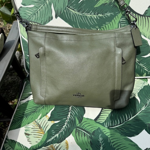 NWOT - Vintage Coach Scout Hobo Women's Shoulder Bag - Olive (34312) - Picture 1 of 13